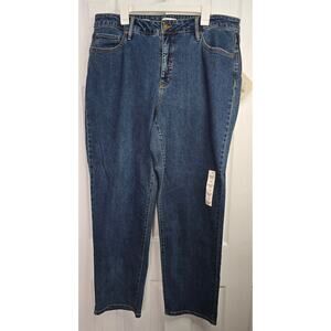 Ava & Viv Women's 90s Straight High-Rise Jeans- Size 18